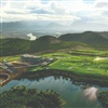 The clubhouse and practice facilities are located in the centre of the property (Photo: Greg Norman Golf Course Design)
