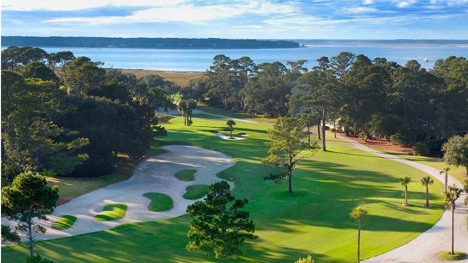 The project has included restoration work on greens, bunkers and bulkheads (Photo: The Sea Pines Resort/ Bill Hornstein)