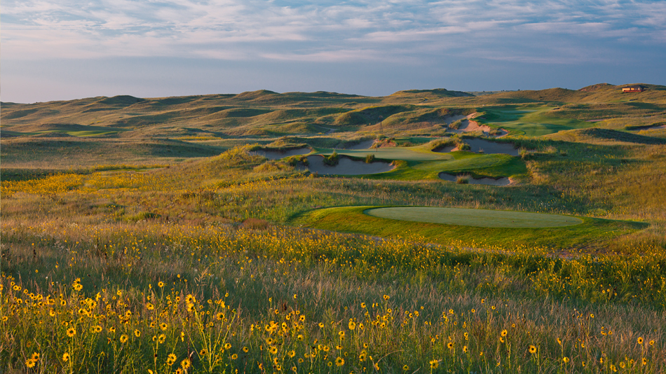Coore & Crenshaw’s layout at Sand Hills is generally recognised as the best course built since the end of the Golden Age (Photo: Larry Lambrecht)