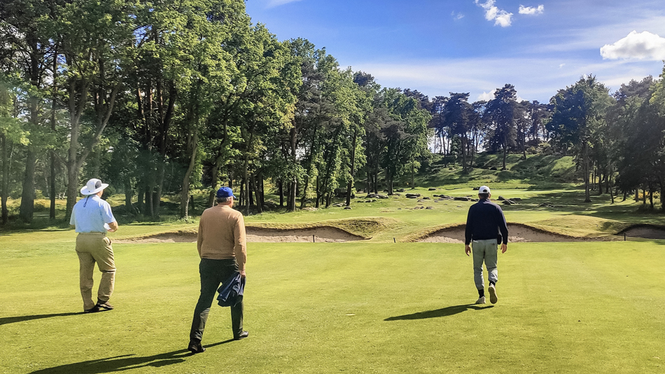 The Clayton, DeVries & Pont team, although based in different countries, sometimes come together to work on a project, such as at Golf de Fontainebleau in France (Photo: CDP Golf)