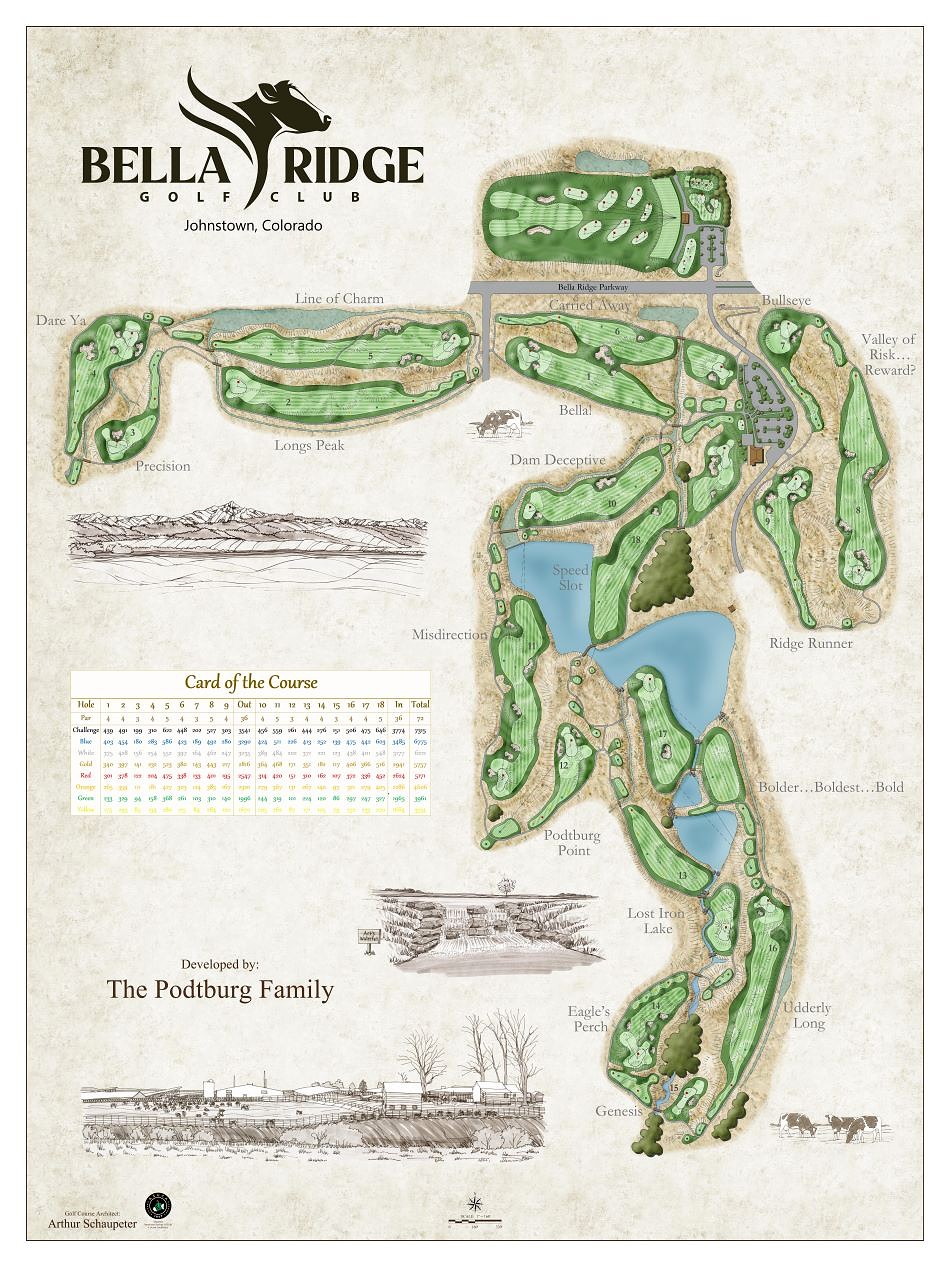 Art Schaupeter’s routing for Bella Ridge (Image: Art Schaupeter)