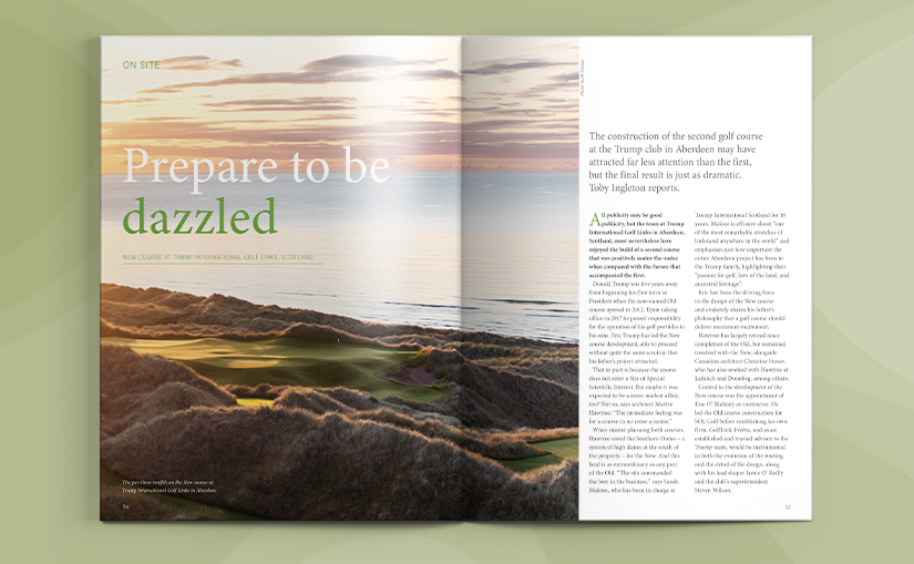 Subscribe to the print edition of Golf Course Architecture