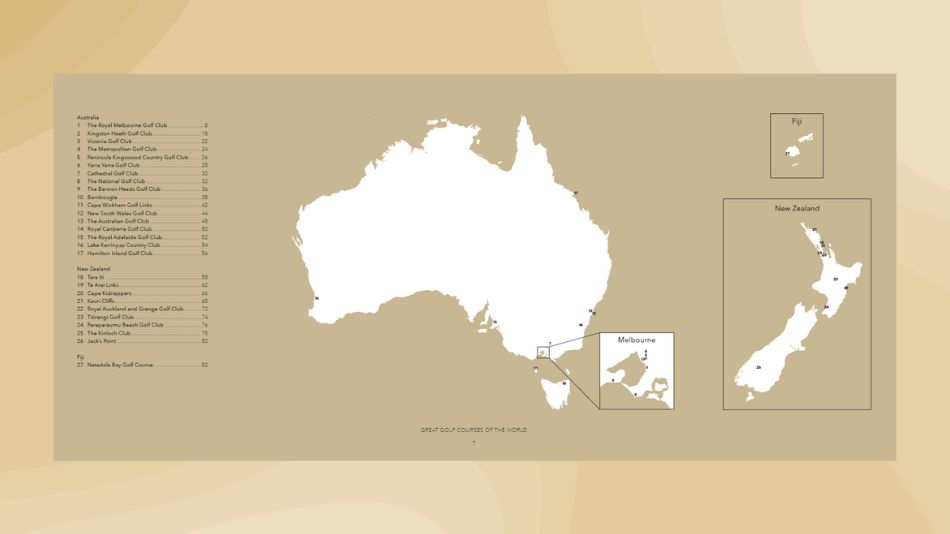 Great Golf Courses of the World Gary Lisbon book