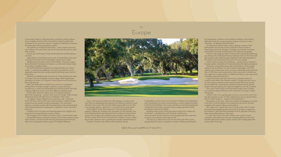 Great Golf Courses of the World Gary Lisbon book